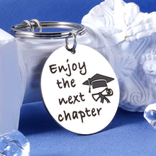 Load image into Gallery viewer, College Graduation Gifts for Her Him 2021 Grad Keychain for College Graduation Gifts for College Students Females High School Graduation Gifts for Seniors Women Teen Boys Girls Enjoy The Next Chapter
