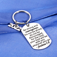 Load image into Gallery viewer, College Graduation Gifts for Her Him Bible Verse Inspirational Keychain Class of 2022 Graduation Gifts for Daughter Son Law School Graduation Gifts for Best Friends Masters Degree Graduation Gifts
