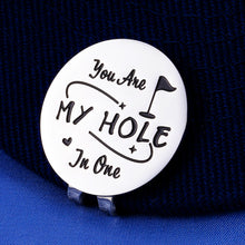 Load image into Gallery viewer, Christmas Gift for Boyfriend from Girlfriend Golf Ball Marker Hat Clip Stocking Stuffers for Husband Valentines Day Gifts for Him Golf Gifts for Men Groom Fiance Gifts for Him Golf Accessories for Men
