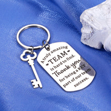 Load image into Gallery viewer, Employee Appreciation Gifts for Coworkers Thank You Gifts Inspirational Keychain for Women Men Team Gifts from Boss Retirement Gifts for Teacher Appreciation Gifts for Nurse Coach Birthday Present
