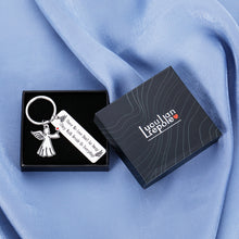 Load image into Gallery viewer, Mom Dad Memorial Gift Sympathy Keychain In Memory of Grandpa Grandma for Grieving Friends Loss Loved One Step Father Mother Baby Son Daughter in Law Those We Love Don’t Go Away Funeral Remembrance
