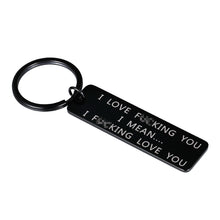 Load image into Gallery viewer, Boyfriend Girlfriend Keychain Husband Wife Couple Gift for Women Men Birthday Him and Her Valentines Day Fiancée Fiancé Anniversary from Boy Girl on Christmas Thanksgiving I Love You
