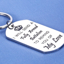 Load image into Gallery viewer, King George Hamilton Gifts Christmas Love Keychain for Musician Theater Fans Valentines Day Hamilton Musical Merchandise Broadway American Musical Inspired Funny Novelty for Teen Girls Birthday
