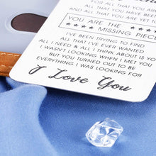 Load image into Gallery viewer, Wallet Insert Card for Boyfriend Valentine Gifts for My Man Him Husband to Be Birthday from Girlfriend Wife Wedding Anniversary Mini Love Note Future Hubby Groom Fiance Couple Engagement Present
