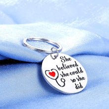 Load image into Gallery viewer, Inspirational Valentines Gifts Keychain for Nurse Graduate for Women Teen Girls Practitioner RN Medical Student Graduation Gift for Best Friends BFF Sister Daughter Mother Birthday Christmas Keyring
