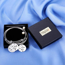 Load image into Gallery viewer, Long Distance Friendship Bracelets Set of 3 Best Friends Relationship Bangle Gift for Women Sisters Birthday Teen Girls Christmas BFF Besties Graduation No Matter When What Where
