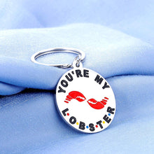 Load image into Gallery viewer, Boyfriend Girlfriend Valentines Day Gifts Couple Christmas Keychain for Boys Girls Fiance Fiancee Anniversary for Women Birthday You’re My Lobster Friends TV Show Inspired Key Chain for Best Friend
