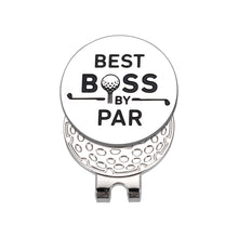 Load image into Gallery viewer, Boss Gifts for Men Thank You Gifts for Boss Leader Mentor Golf Accessories for Men Gifts for Christmas Birthday Golf Gifts Hat Clip Golf Ball Marker Gifts for Golfers Manager Boss Lady Gifts for Women
