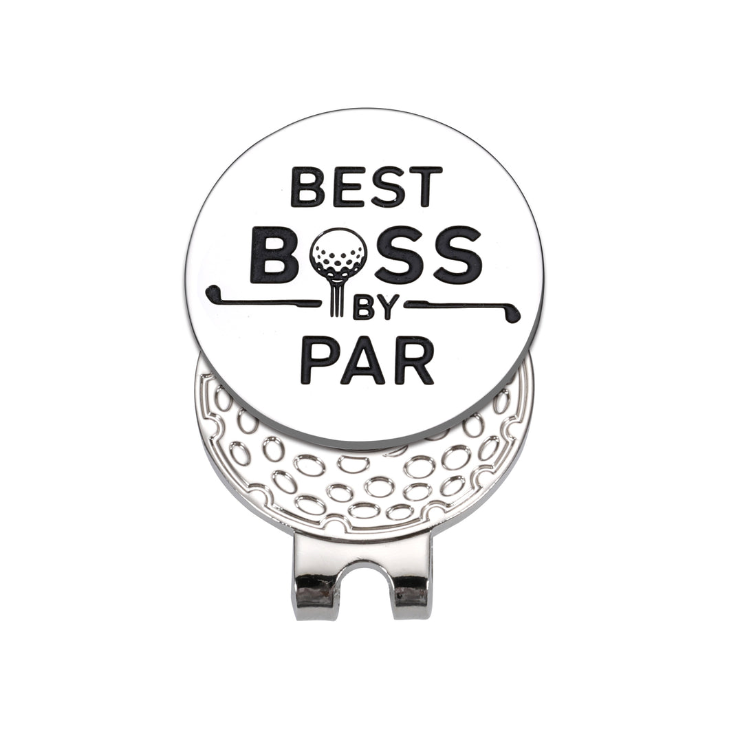 Boss Gifts for Men Thank You Gifts for Boss Leader Mentor Golf Accessories for Men Gifts for Christmas Birthday Golf Gifts Hat Clip Golf Ball Marker Gifts for Golfers Manager Boss Lady Gifts for Women