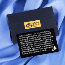 Load image into Gallery viewer, New Daddy Gifts for Men from Wife Wallet Insert Card for First Time Fathers Day Gifts Dad to Be New Baby Birth Pregnancy Announcement for Him Expectant Dad Daddy Birthday Mini Love Note

