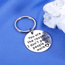 Load image into Gallery viewer, Funny Coworker Gifts Employee Christmas Gifts Keychain Thank You Gifts for Women Stocking Stuffers for Men Boss Gifts Teacher Appreciation Gifts Going Away Gifts Promotion Gifts for Colleague Friends
