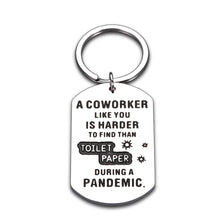 Load image into Gallery viewer, Xmas Gifts for Coworkers Funny Keychain Christmas Gifts for Colleagues Male Thank You Gifts Farewell Gifts for Friend Woman Birthday Going Away Gift for Coworker Leaving Gifts Appreciation Gifts
