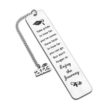 Load image into Gallery viewer, Class of 2023 Graduation Gifts for Her Him Inspirational Bookmarks for Book Lovers Middle High School College Graduation Gifts for Girls Boys Christmas Gifts 2023 Grad Gifts for Women Men Master PHD
