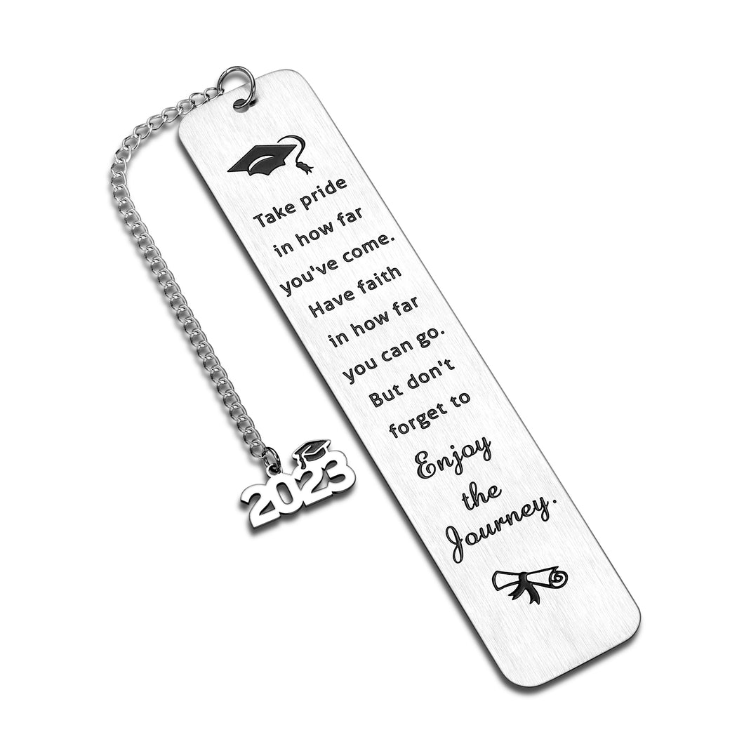 Class of 2023 Graduation Gifts for Her Him Inspirational Bookmarks for Book Lovers Middle High School College Graduation Gifts for Girls Boys Christmas Gifts 2023 Grad Gifts for Women Men Master PHD