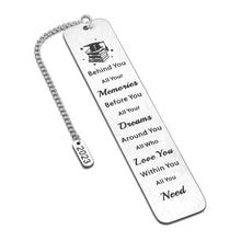 Load image into Gallery viewer, Grad Gifts for Teens Inspirational Bookmarks for Book Lovers Class of 2023 Graduation Gifts for Teen Girls Boys Women Men Stocking Stuffers for Adults Graduate Gifts for Daughter Son from Mom Dad
