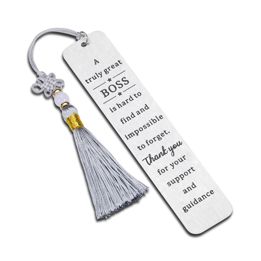 Farewell Gifts for Manager Boss Lady Gifts for Women Metal Bookmark Thank You Boss Gifts for Men Leaving Retirement Gifts Supervisor Gifts for Women Office Leader Mentor Coworker Birthday Gifts