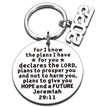 Load image into Gallery viewer, College Graduation Gifts for Her Him Bible Verse Inspirational Keychain High School Senior 2022 Graduates Gifts for Daughter Son Medical Nursing Students Graduation Gifts for Best Friends Teenagers
