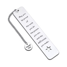 Load image into Gallery viewer, Thank You Gifts for Women Bookmarks for Book Lovers Coworker Christmas Gifts Employee Appreciation Gifts from Boss Lady Gifts for Women Retirement Gifts for Men Going Away Gift for Coworker Goodbye
