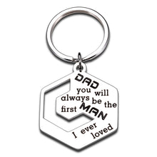 Load image into Gallery viewer, Fathers Day Present for Dad Birthday Gifts Keychain Dad Gifts from Daughter Wedding Day Father of The Bride Gifts for Daddy Papa Padre Poppy Grandpa Gifts from Kids Son New Dad Gifts for Men Him
