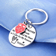 Load image into Gallery viewer, Nurses Keychain Women Valentines Gift for Nursing Student Graduation New Registered Nurse Birthday for Medical Professional Nurses Day Appreciation Christmas New Year Thank You Present Nurse's Prayer
