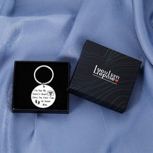 Load image into Gallery viewer, Keychain Gift for New Step Dad in Law Husband Grandpa I&#39;ve Had My Daddy&#39;s Heart Since the First Time He Heard Mine Happy Father&#39;s Day Birthday Valentine Thanksgiving Christmas Wedding Keyring Jewelry
