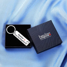 Load image into Gallery viewer, Valentines Gifts for Daughter from Mom Dad Parent Birthday Keychain for Teen Girl Graduation Women Daughter in Law Wedding Presents from Step Mother Remember I Love You Keyring Christmas
