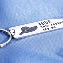 Load image into Gallery viewer, Best Friend Birthday Gifts for Women Schitts C Inspired Keychain Valentines Gift for Lover Couple Boyfriend Girlfriend Birthday Him Her BFF Friendship Inspirational Love That Journey for Me Keyring
