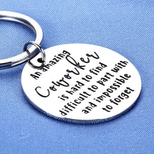 Load image into Gallery viewer, Coworker Leaving Gifts Keychains for Colleague Boss Employee Retirement Leader Supervisor Farewell for Women Men Work Friends Christmas Goodbye Thank You an Amazing Coworker is Hard to Find Keychain
