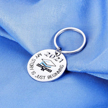 Load image into Gallery viewer, Class of 2021 Graduation Gifts for Him Her Inspirational Keychain for Master Nurses Studetns High School College Seniors Graduates Christmas Present for Boys Girls Daughter Son Grads from Mom Dad
