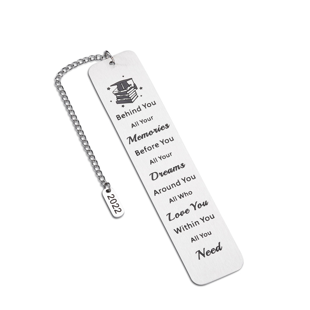 Grad Present for Teenagers Bookmarks for Book Lovers Class of 2022 Graduation Gifts for Her Him Women Men Teen Boys Girls Back to School Gifts for Adults Daughter Son Graduate Gifts from Mom Dad