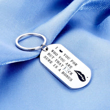 Load image into Gallery viewer, Funny Couple Keychain Boyfriend Husband Men Christmas Gifts from Girlfriend Wife Women I Love You for Who You are But That Sexy Lover Birthday Keychains Gift Keyring Present
